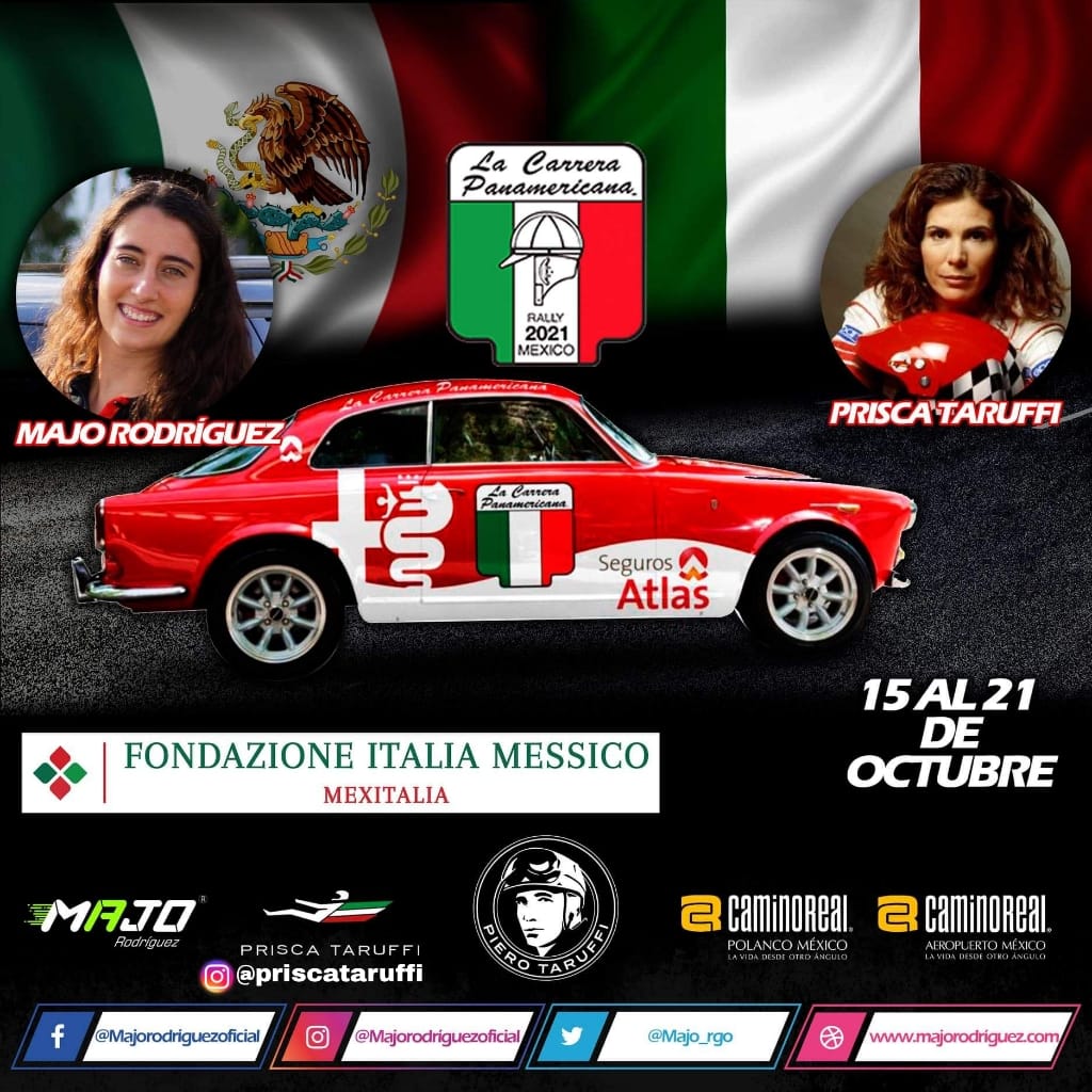 Prisca Taruffi: “Gran Marshal” della Carrera Panamericana 2021